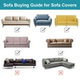 thumbnail image 7 of Loveseat Cover Stretch Couch Sofa Slipcover Furniture Protector For 2 Cushion Pet Friendly(loveseat  Beige), 7 of 7