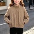 thumbnail image 5 of Toddler Kids Girls Gingham Plaid Jacket Long Sleeve Zip Up Lightweight Windproof Classic Outerwear 4-5 Years, 5 of 7