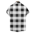 thumbnail image 5 of CHGBMOK Dress Shirts for Men Casual Fashion Turndown Collar Print Short Sleeve Button Shirt Blouse M-5XL, 5 of 5