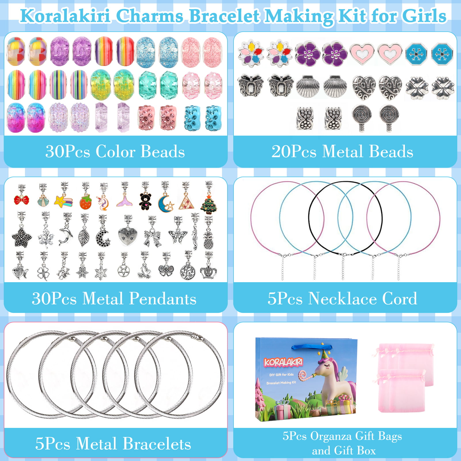 NBPOWER Bracelet Making Kit for Girls, Friendship Bracelet Kit for