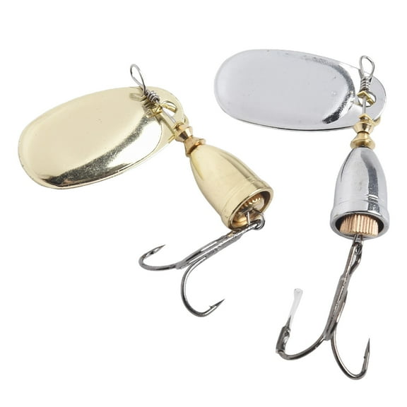 5pcs/box metal fishhook Spinner Fishing Lure Kit for Bass Trout Crappie