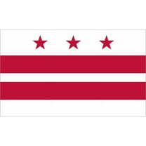 5in x 3in Washington DC Flag Magnet