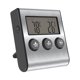 thumbnail image 4 of Termómetro digital para cocinar carne con sonda dual, termómetro grande con retroiluminación LCD para parrilla de alimentos con modo de temporizador para ahumador, cocina, horno, barbacoa, 4 of 4