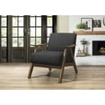 thumbnail image 5 of Topline Home Furnishings Dark Grey Accent Chair, 5 of 5