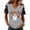 10# Gray, variant on Womens Halloween Shirts Plus Size Funny Ghost Pumpkin Print Short Sleeve V Neck Halloween Tshirts Casual Cute Halloween Tops Pink S