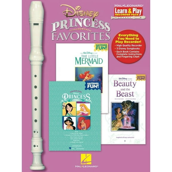 Hal Leonard Learn & Play Recorder Pack Disney Princess Favorites, (Paperback)