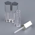 thumbnail image 3 of Envase Cosmético Perfecl de Aceite Del Bálsamo Del Labio Del Tubo Del Lustre Del Labio 6x 5ml Plata, 3 of 8