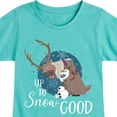 thumbnail image 3 of Frozen - Winter - Up To Snow Good - Toddler & Youth Girls Short Sleeve Graphic T-Shirt, 3 of 5