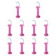 thumbnail image 2 of 10 manijas para puertas de cercas eléctricas, manijas para puertas de cercas, resortes aislantes para exteriores. Rosa roja, 2 of 8