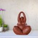 thumbnail image 4 of Estatua creativa de la señora gorda, estilo nórdico, figuras de personajes abstractos, escultura, artesanía de resina, estantería de oficina, de - Yoga Sunnimix Escultura de estatuilla de mujeres, 4 of 8