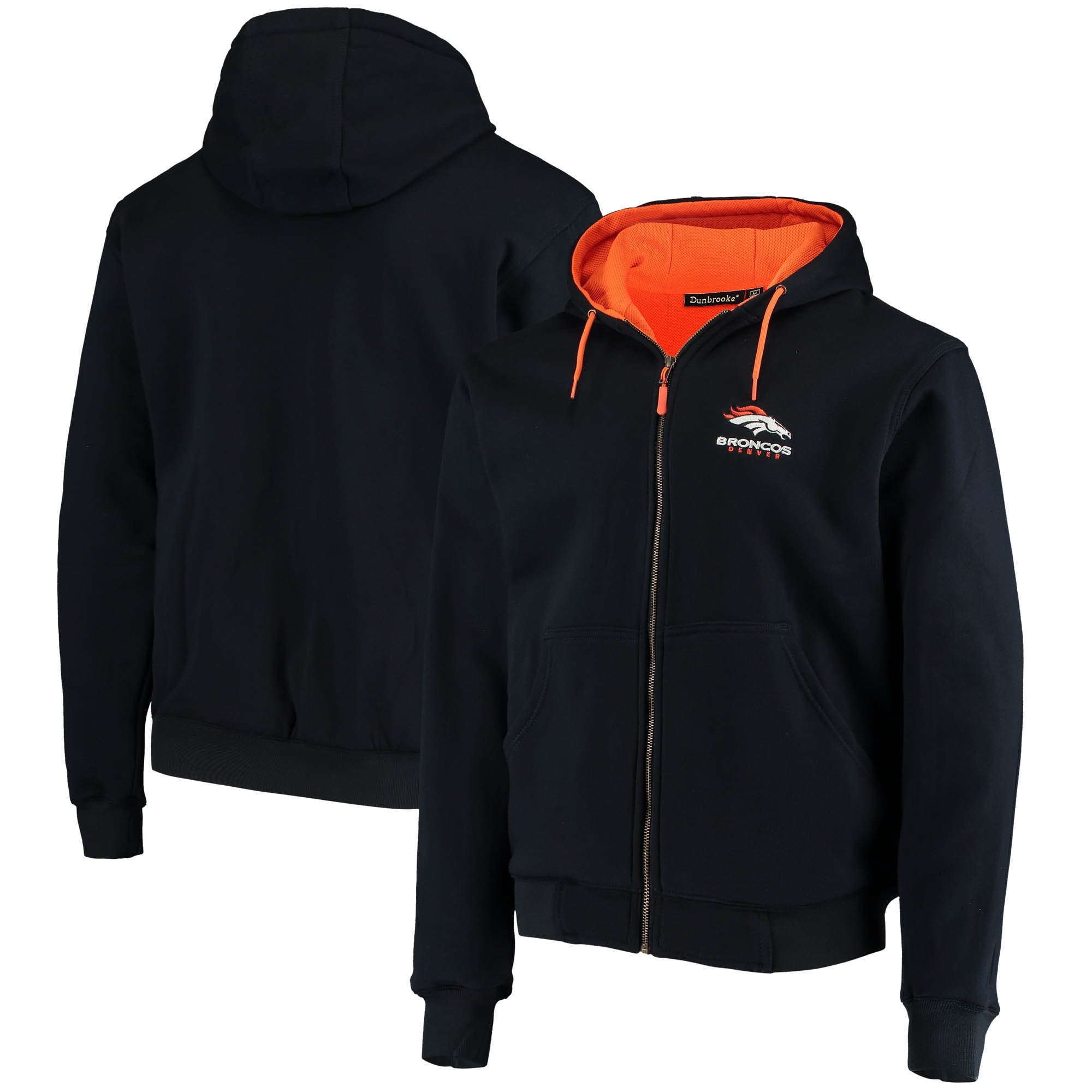 Denver Broncos Craftsman Thermal Lined FullZip Hoodie