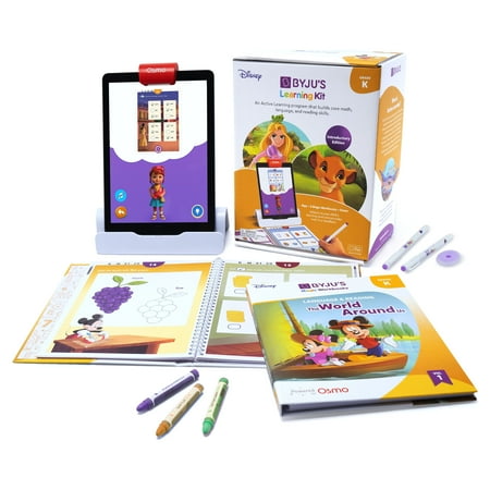 BYJUS Learning Kit: Disney, Grade K, Introductory Edition, Kindergarten Workbooks Age 5-6, Math Games, Puzzles, Phonics, Sight Words, Learning Toys, Kindergarten Games, Reading Workbooks, STEM Toys