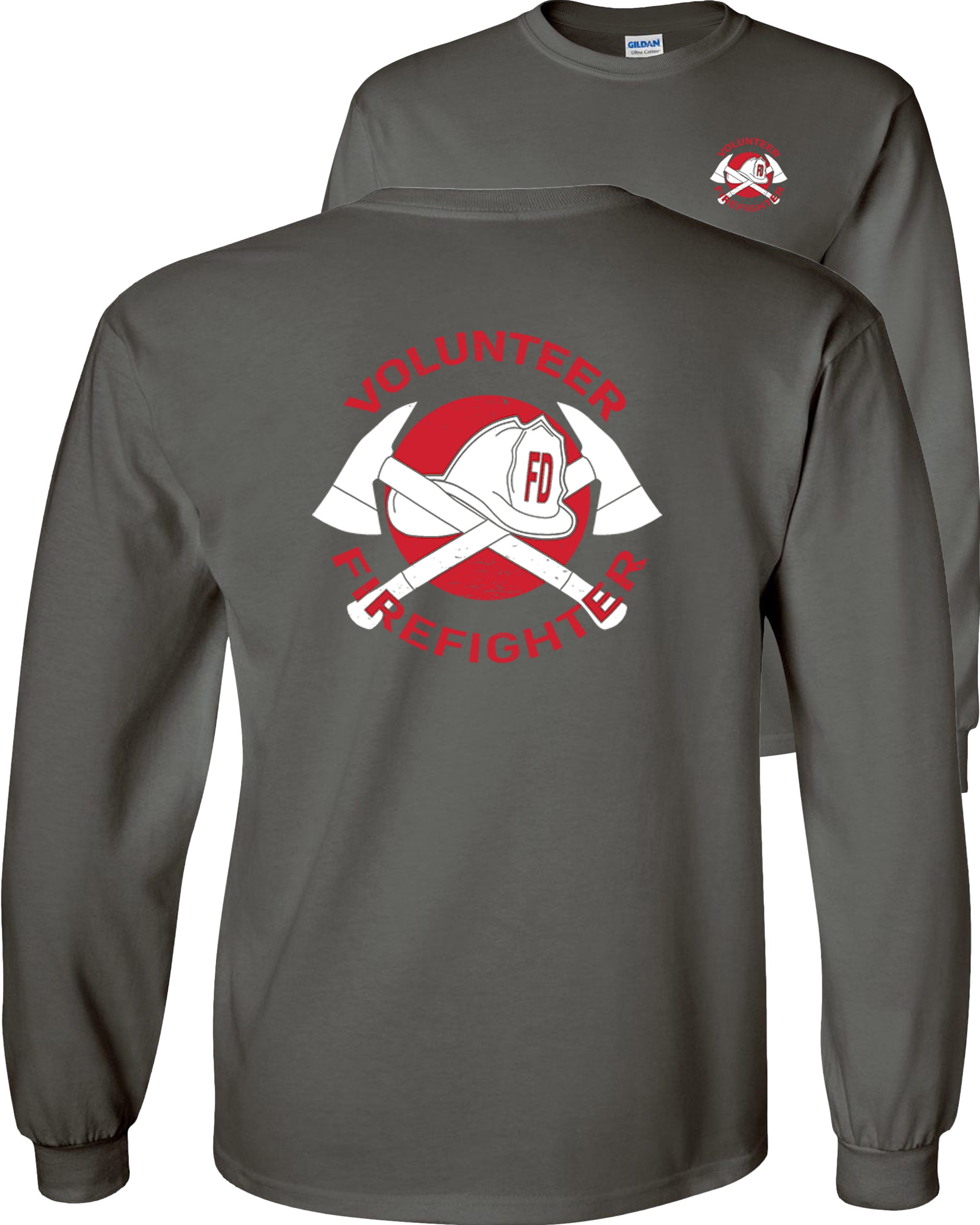 Volunteer Firefighter Long Sleeve Shirt 