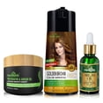 thumbnail image 1 of Herbishh Hair Color Shampoo for Gray Hair - PPD-Free Hair Dye Shampoo and Conditioner + Argan Oil 30mL Hydrating Hair Oil + Pro Keratin Argan Oil Hair Mask for Dry, Damaged Hair 150mL (Golden Brown), 1 of 8
