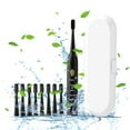 thumbnail image 4 of Byujiro Electric Toothbrush with 8 Brush Heads, 5 Cleaning Modes, IPX7-newly Upgraded Toothbrush, Longer Life, Faster Charging, 4 of 9