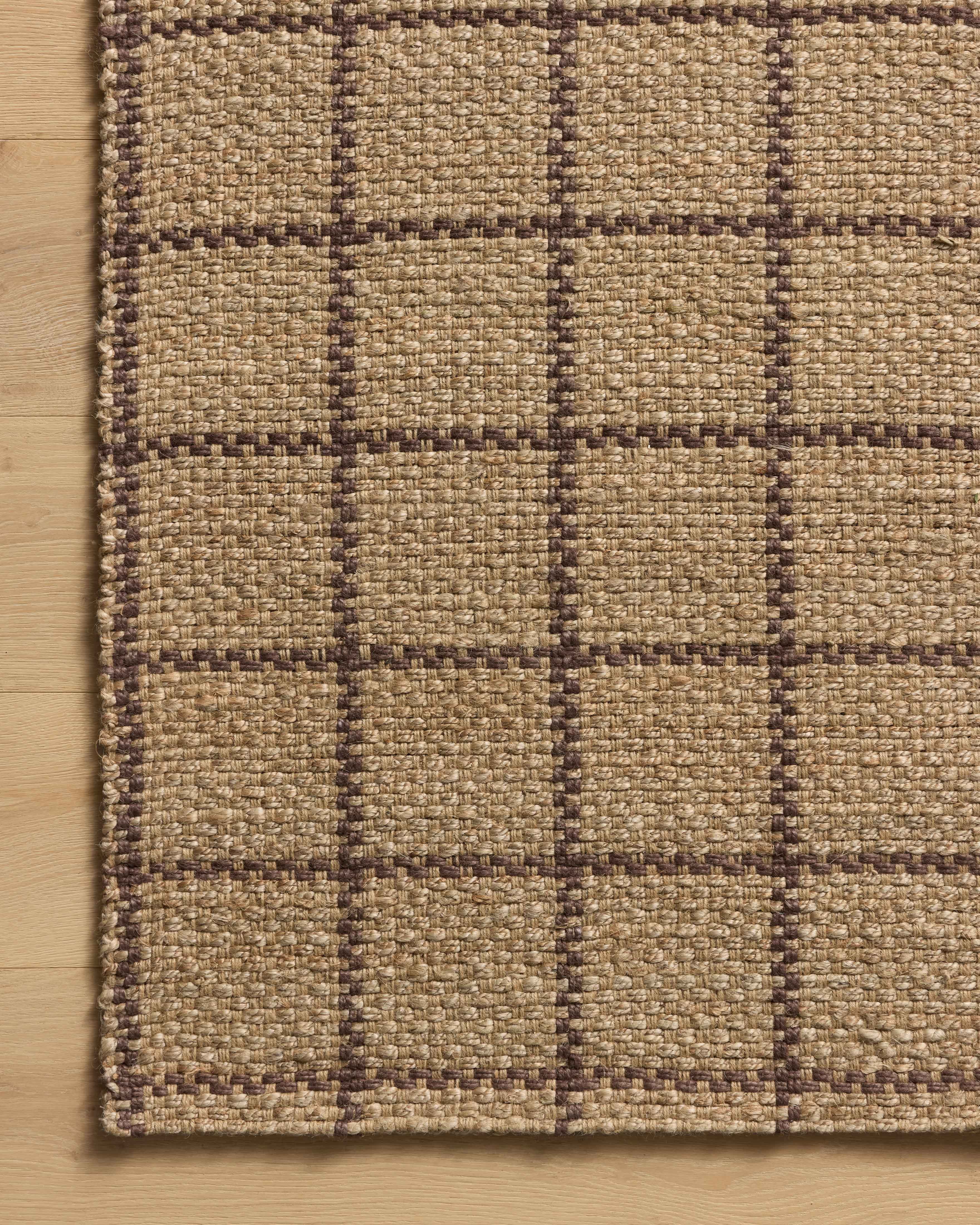 Chris Loves Julia x Loloi Fletcher Natural / Brown 7'-9" x 9'-9" Area Rug