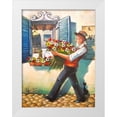 thumbnail image 1 of West, Ronald 19x24 White Modern Wood Framed Museum Art Print Titled - Her Birthday, 1 of 4