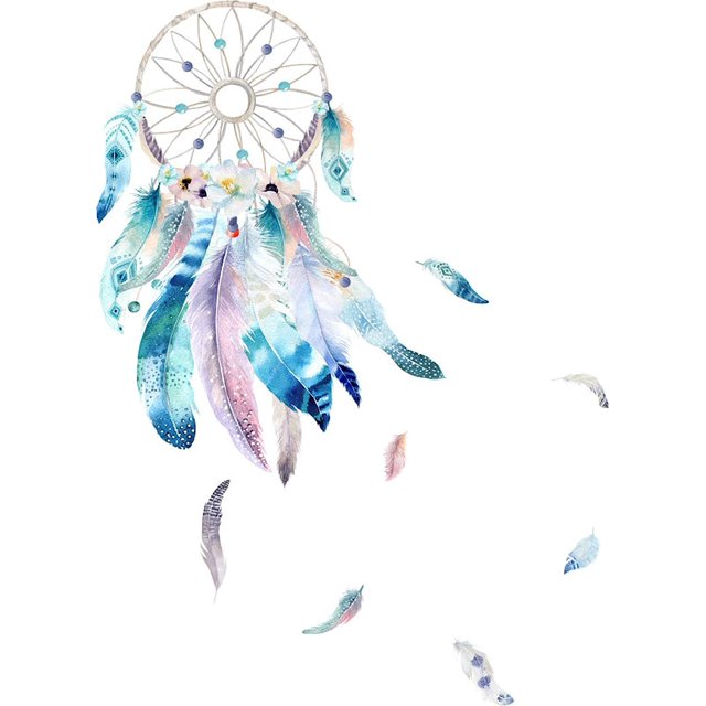 Mural Dream Catcher Tatuajes de pared Feather Dream Catcher Etiqueta de la pared Poster Boy Girl Dream Catcher para el dormitorio Pluma Etiqueta de la pared Decoración de la pared TUNC Sencillez