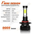 thumbnail image 4 of Fit for Chrysler 300C 2005-2009 6X White Combo LED Headlight Fog Light Bulbs Kit Plug and Play, 4 of 20
