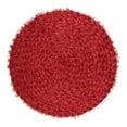 thumbnail image 2 of Christmas Daisy Woven Braided Table Placemats 15 Inches Round Set of 4 Non-Slip Dining & Kitchen Table Mats Red, 2 of 2
