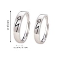thumbnail image 2 of GAXIRE 2Ud Anillos Para Ajustables De Cobre Con Para Uso Diario, 2 of 8