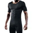 NELEUS Men's Athletic Compression Shirt Base Layer Tight Tops Short