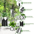 thumbnail image 2 of Macrame Plant Hangers, 6Pack Hanging Planters for Indoor Plants w/ 6 Set Hangers Kit Handmade Macromay Plant Hangers Indoor Flower Pots Holder Stand for Boho Home Décor (POTS NOT Included), 2 of 7