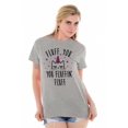 thumbnail image 5 of Fluff You Fluffin Kitty Cat Funny Pun Women's Graphic T Shirt Tees Brisco Brands L, 5 of 5