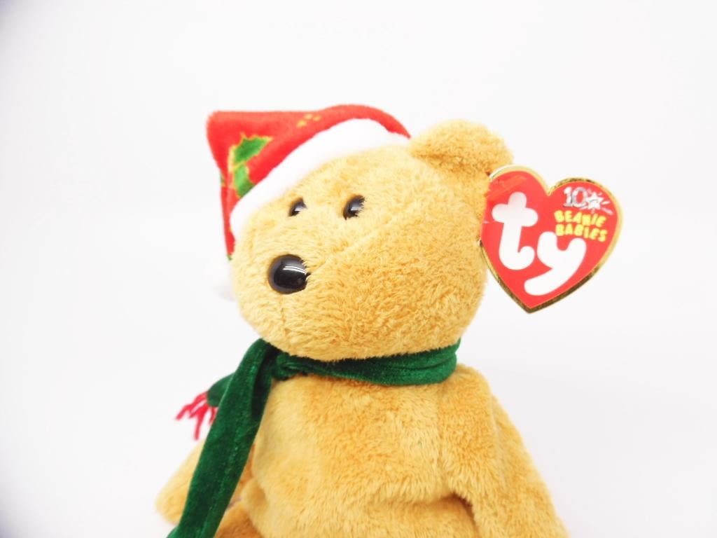 Ty Beanie Baby 2003 Holiday Teddy the Bear Stuffed Animal MWMT Walmart
