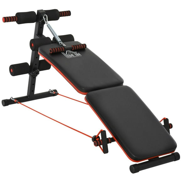 Soozier Pliable Sit Up Bench Core Workout pour Home Gym Noir