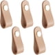 thumbnail image 1 of 5 piezas de cuero de PU manija de gabinete tirador de cajón perillas de puerta de un solo orificio con tornillos para armario maleta armario sala de estar estudio cocina, 1 of 5