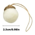thumbnail image 4 of Cheapark Felted Acorns With Natural Acorns Cap, 4 of 6