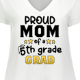 thumbnail image 4 of Inktastic Proud Mom of a Fifth Grade Grad Women's Plus Size V-Neck T-Shirt, 4 of 5