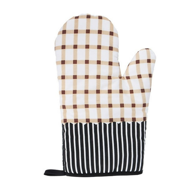 GOOHOCHY Horno de algodón Mitts Horno resistente al calor Guantes de microondas Miceptañas para panadería