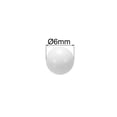 thumbnail image 2 of Uxcell 0.24'' Metric Bearing Precision Ball POM White 50pcs, 2 of 5