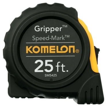 Komelon SM5425 25ft Speedmark Gripper Tape Measure