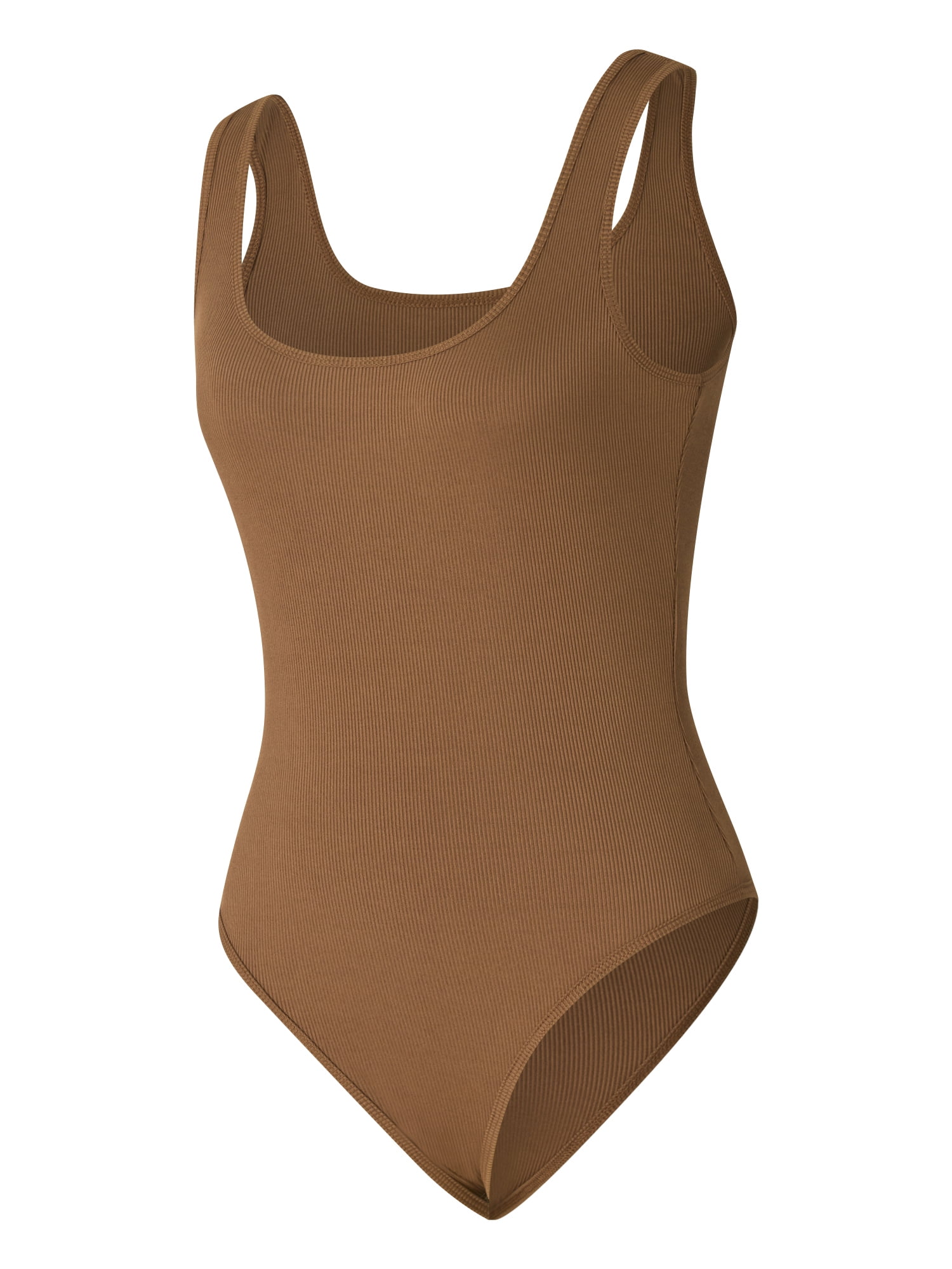 xiaxaixu Bodysuit for Women,Sexy Ribbed Sleeveless Square Neck