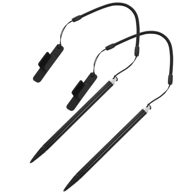 Miangastore Stylo d'Écriture à Écran Résistif Noir Lot de 3 4.72x0.28x0.28 Po