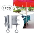 thumbnail image 6 of Colaxi Garden Umbrella Fixed Bracket Patio Umbrella Holder Easily to Install Convenient Multiuse for Landscape Fence Boats Tricycles 4.8cm, 6 of 9