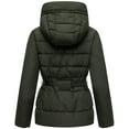 thumbnail image 3 of Marikoo Women’s Belted Puffer Jacket with Hood - Water-Repellent - Adjustable Waist - Himee 16, 3 of 10