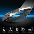 thumbnail image 5 of PENGXIANG Rechargeable LED Headlamp with 230° Wide Illumination, Waterproof, 4 Modes, Motion Sensor Headlamp, USB Headlamp for Hiking, Running, Fishing, Camping, 5 of 7