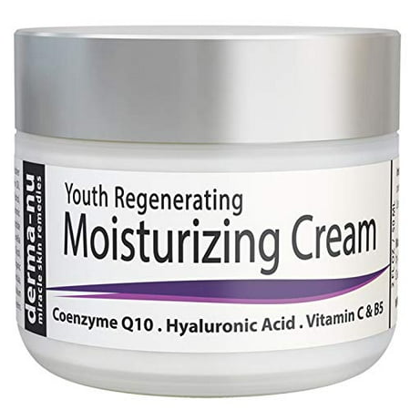 Anti Aging Cream For Face - Best Moisturizing Cream and Wrinkle Treatment - Skin Cream for Dry Skin - Filled with Organic Antioxidants + CoQ10 + Hyaluronic Acid + Vitamins -