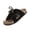 Black_020, variant on Women's Beaded Lace Up Suede Cork Slide Sandals Hollow Cutout Ergonomic Cushioned Insole Anti Slip Platform Summer Casual Walking Footwear Beige 8（EU-40）