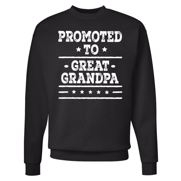 Inktastic Promoted to Great Grandpa Adult Sweatshirt