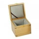 thumbnail image 5 of Caja de almacenamiento de madera, caja de almacenamiento decorativa de bambú, madera natural con hebilla de metal M, 5 of 9
