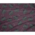 thumbnail image 4 of oneOone Tissu Polyester Lycra Brun Chocolat Motif Visage de Chat Animal Tissu pour Robe Tissu Imprimé au Mètre 56 Pouces de Large, 4 of 4