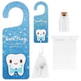 thumbnail image 2 of Home Tooth Immortal Gift Bag Door Hanger Tooth Immortal Kit with Keepsake Bottle Velvet Pouch Teeth Box Gift for Losing Teeth Boy Girl Home Essentials, 2 of 7