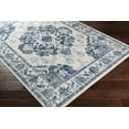 thumbnail image 3 of Hauteloom Helidon Living Room, Bedroom Area Rug - Traditional - Navy, Peach, Light Slate - 5'3" x 7'1", 3 of 8