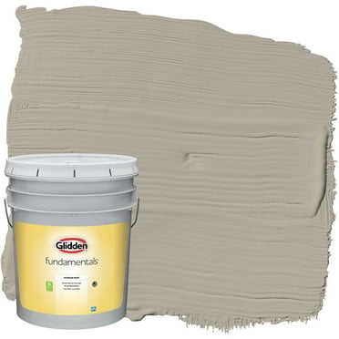 Glidden Fundamentals Interior Paint Sharkskin / Gray, Semi-Gloss, 5 Gallons