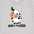 thumbnail image 4 of Inktastic New to the Herd Cute Cow Boys or Girls Baby T-Shirt, 4 of 5